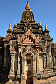 Bagan Myanmar. Temple clusters near the Gubyauknge, Myinkaba. 